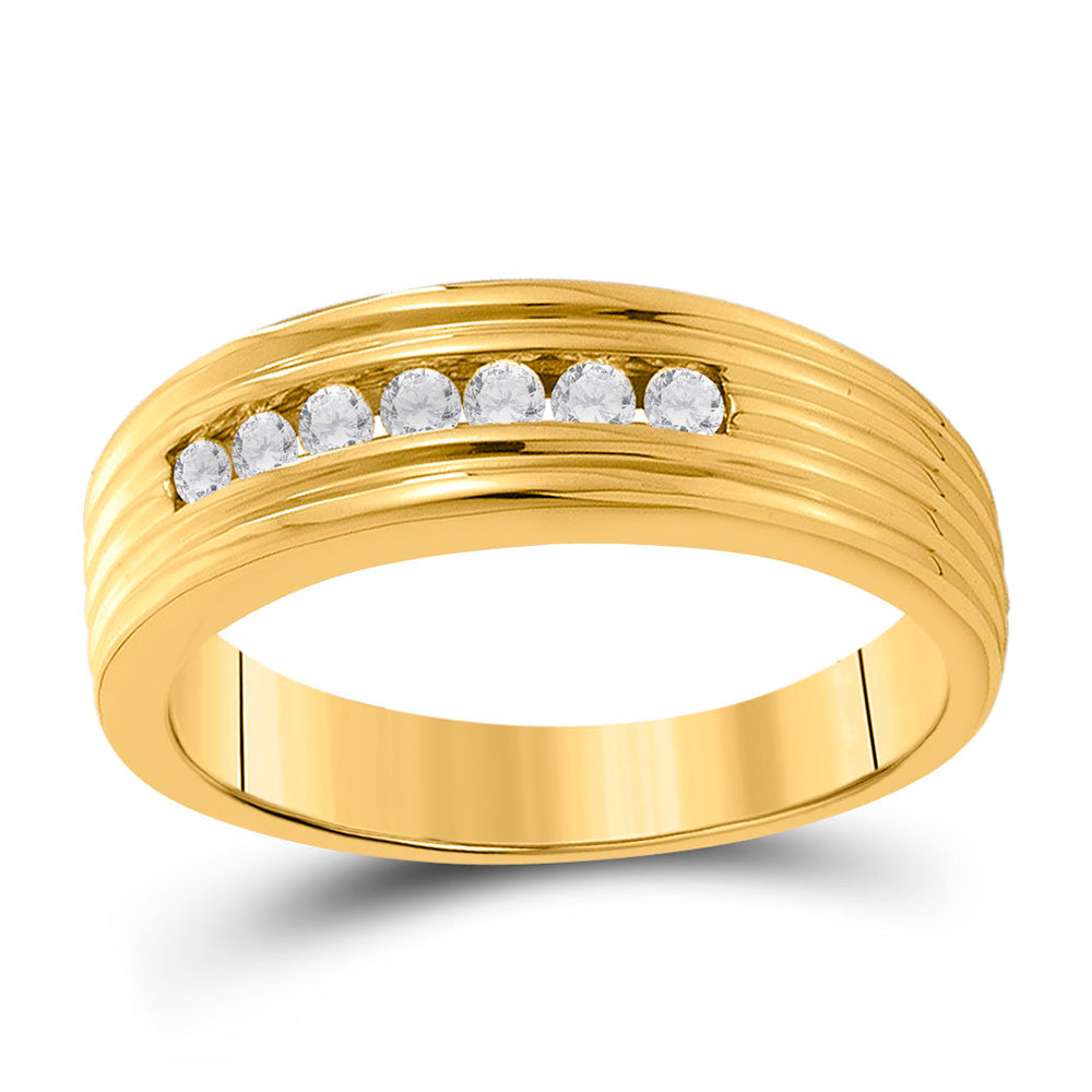 Retailer of 22kt / 916 gold solitaire diamond engagement ring for men  grg0122 | Jewelxy - 124275